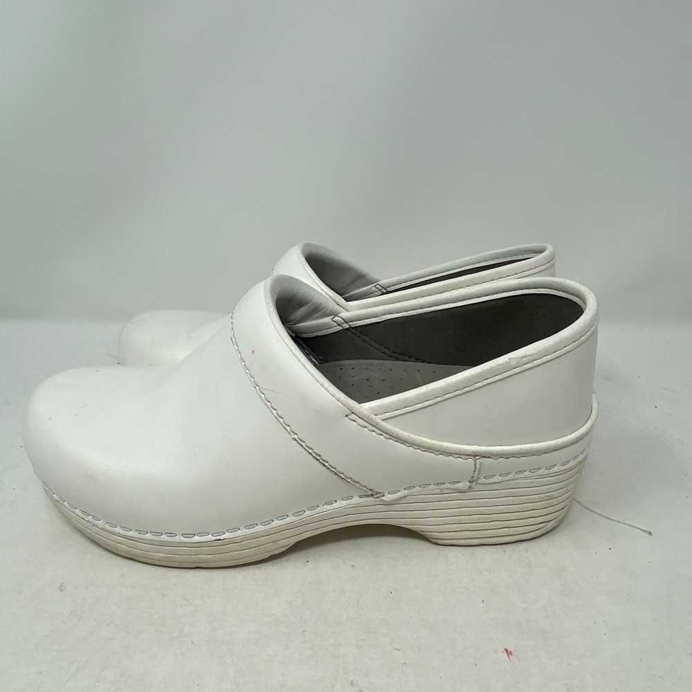 Dansko LT Pro Clogs EU 37 White Womens leather Slip Resistant